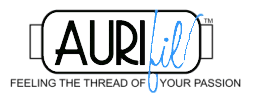 A logo of the aurifil thread company.